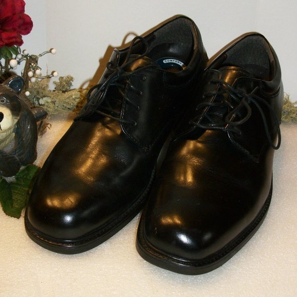 NUNN BUSH BLack Leather Maury Oxford Dress Shoes 9.5M Comfort Gel 83363 main image 6